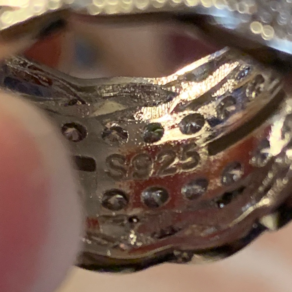 STERLING SILVER FASHION RING - Picture 8 of 11